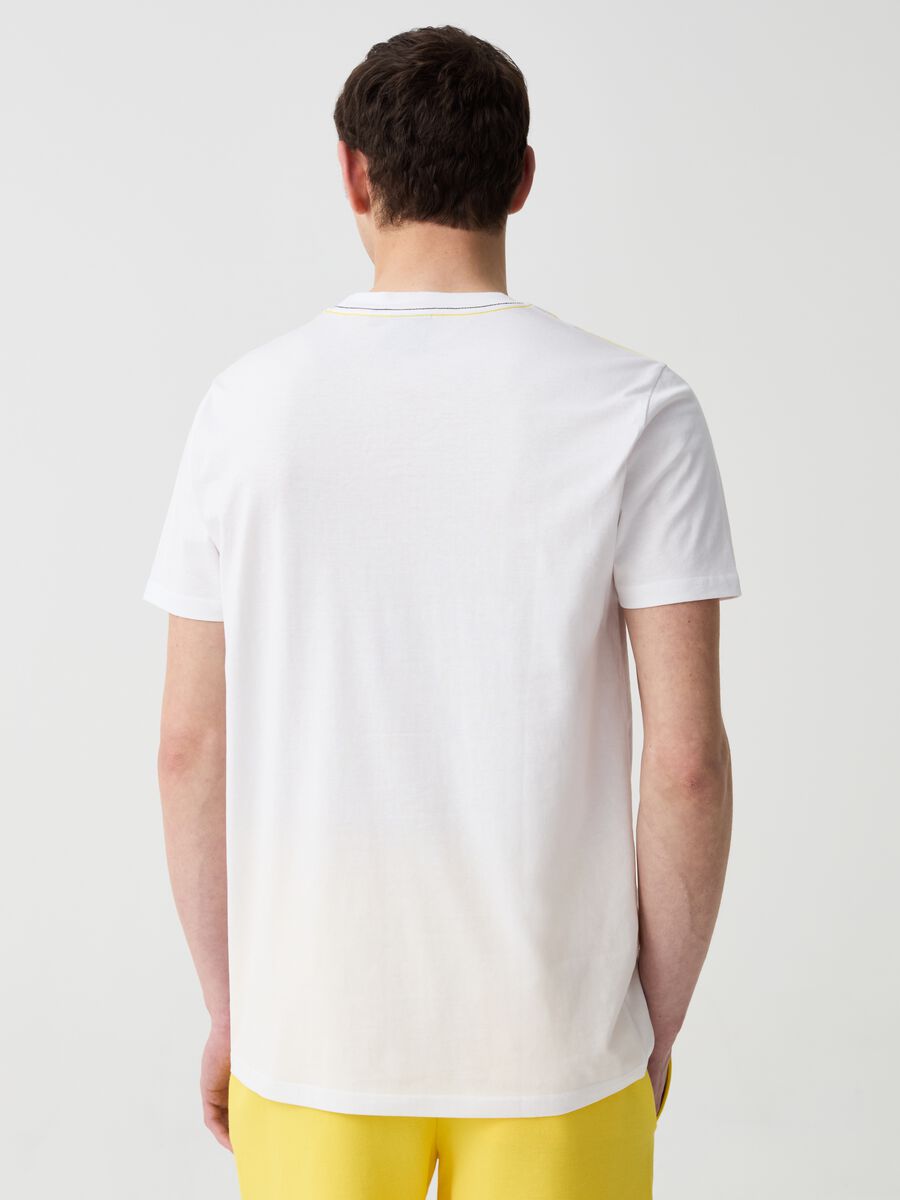 Navigare Sport T-shirt with striped detail_2