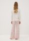 Pink pure organic cotton crew-neck pyjamas_2