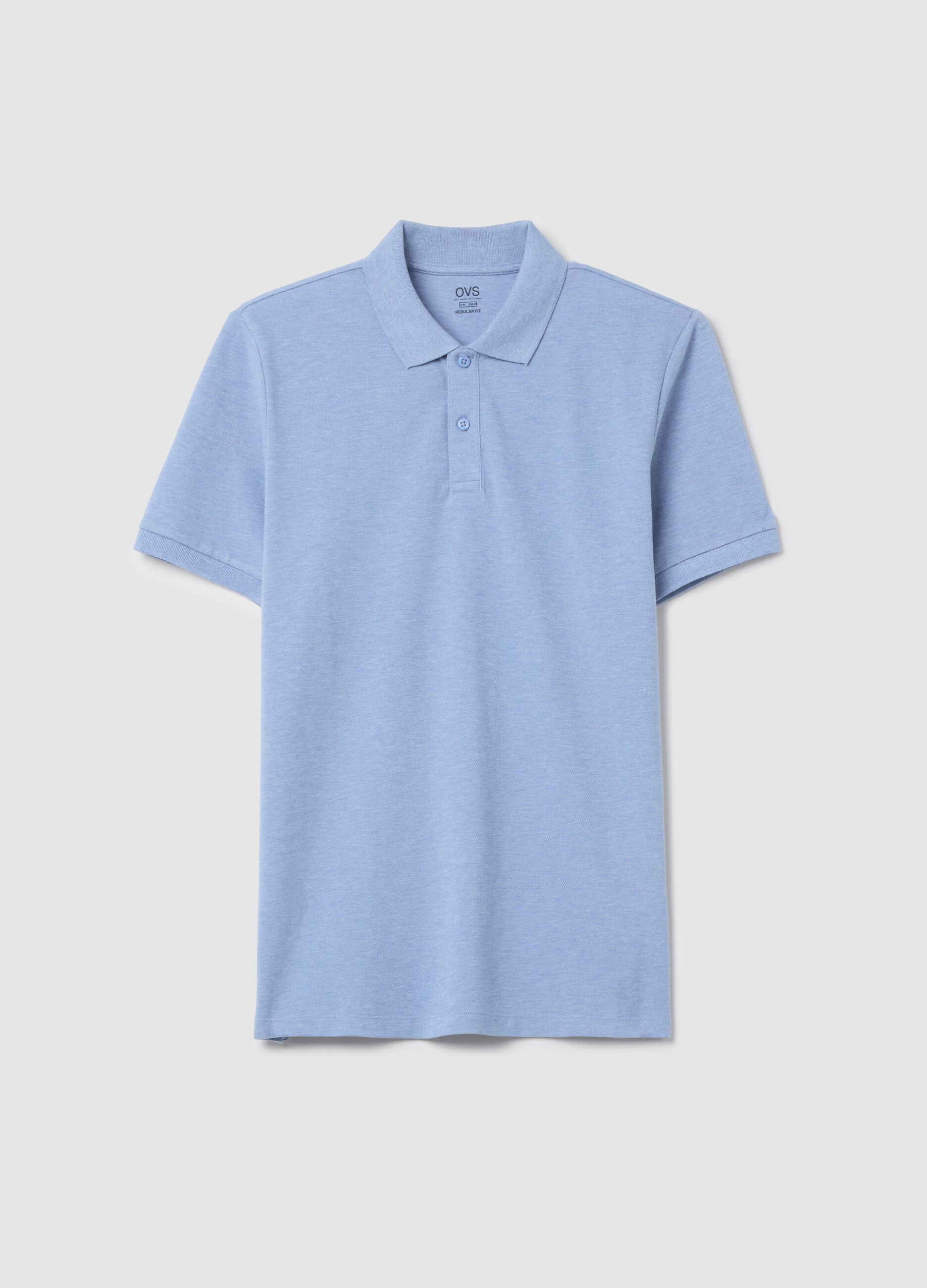 Regular-fit polo shirt in cotton