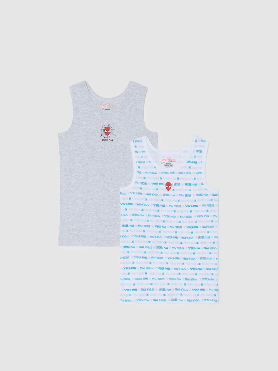 Set bipack canotte da bambino in puro cotone multicolor regular fit_0