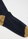 Two-pack blue long socks in cotton blend_2