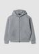 Grey marl stretch viscose oversized sweatshirt_0