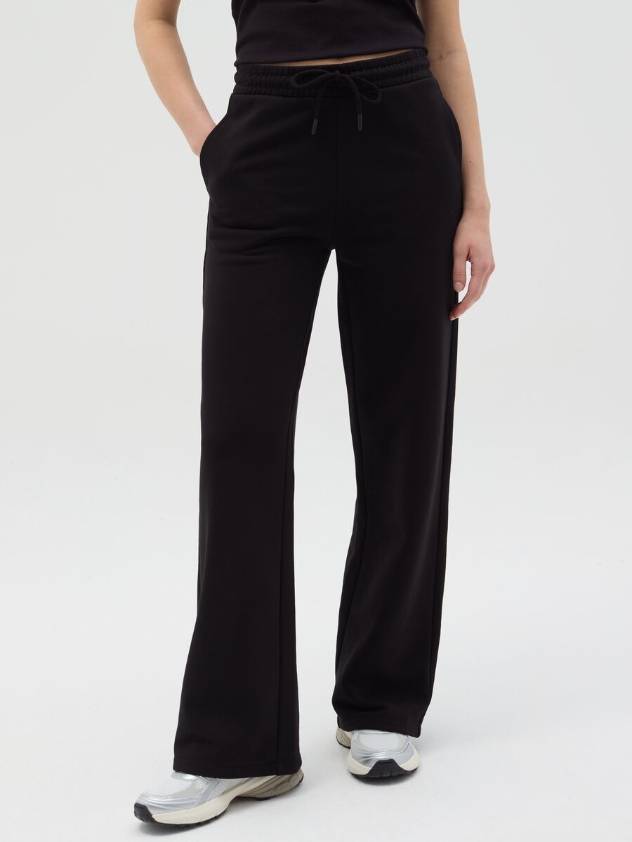 Essential straight-fit joggers with drawstring_1