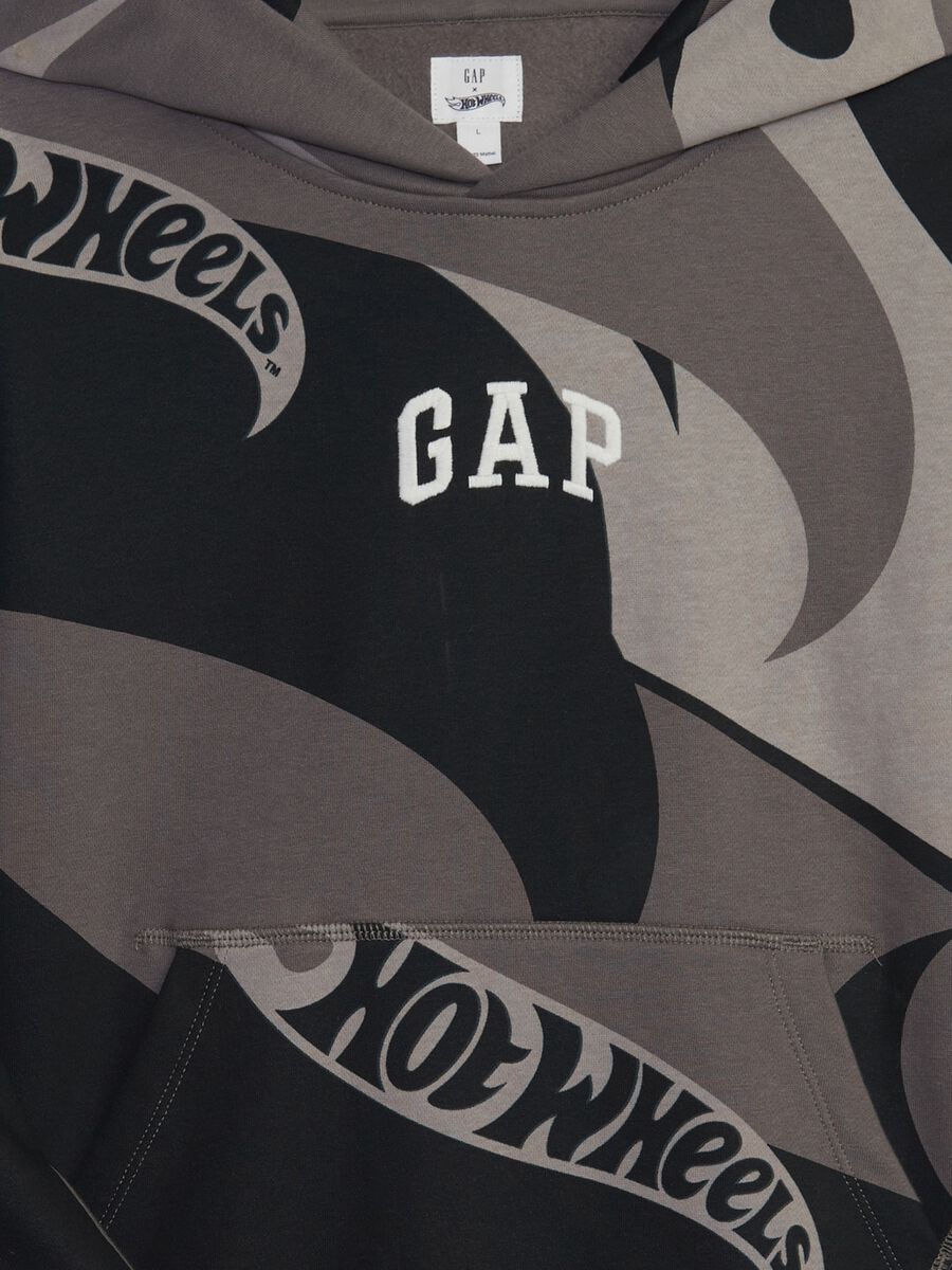 Felpa con cappuccio stampa Hot Wheels_2