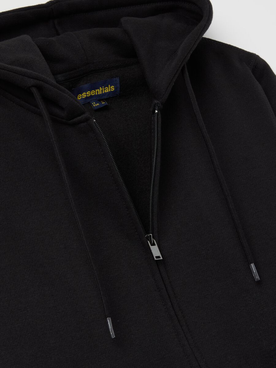 Essential full-zip sweatshirt with hood_5
