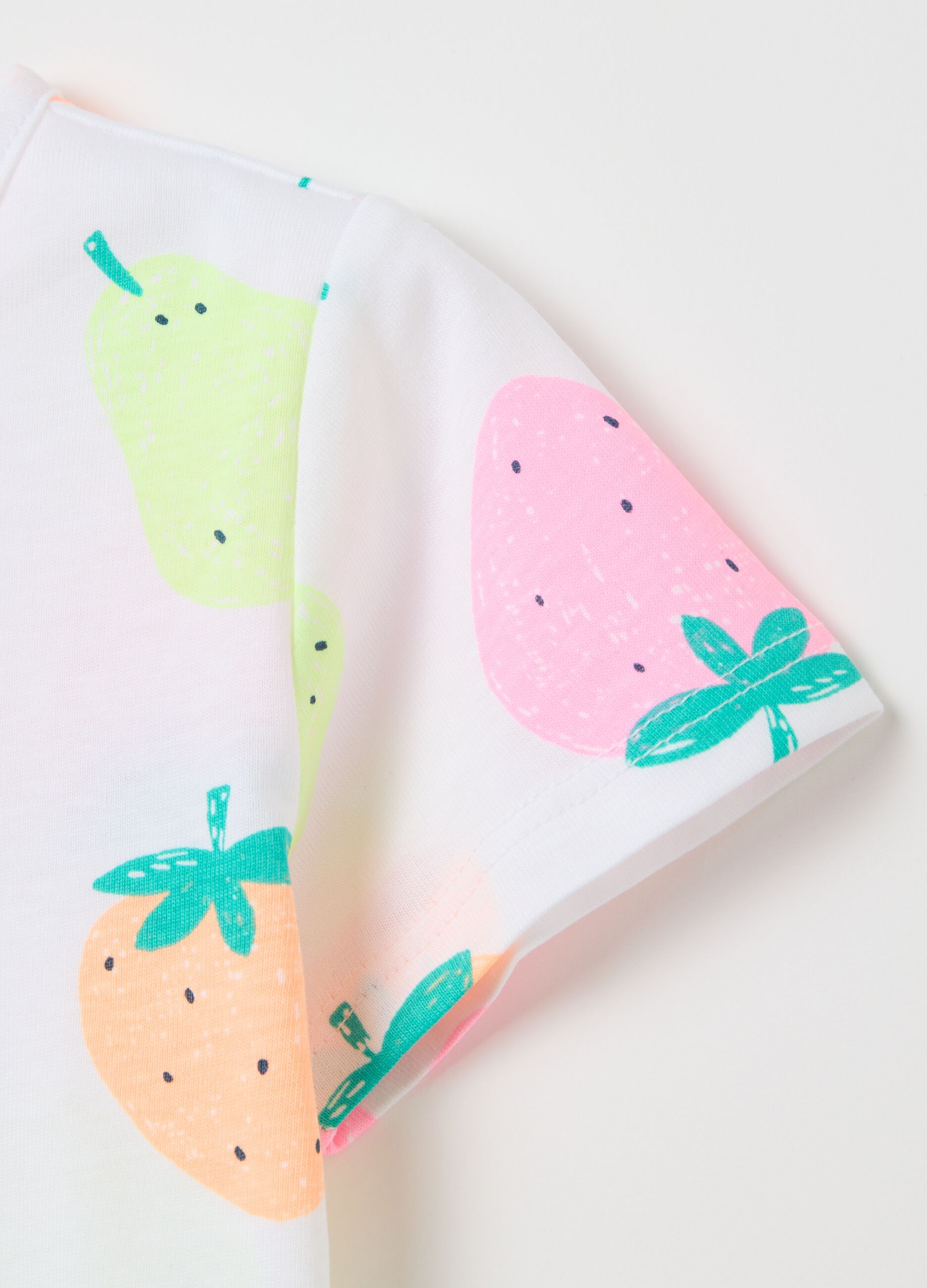 T-shirt in cotone con stampa all-over