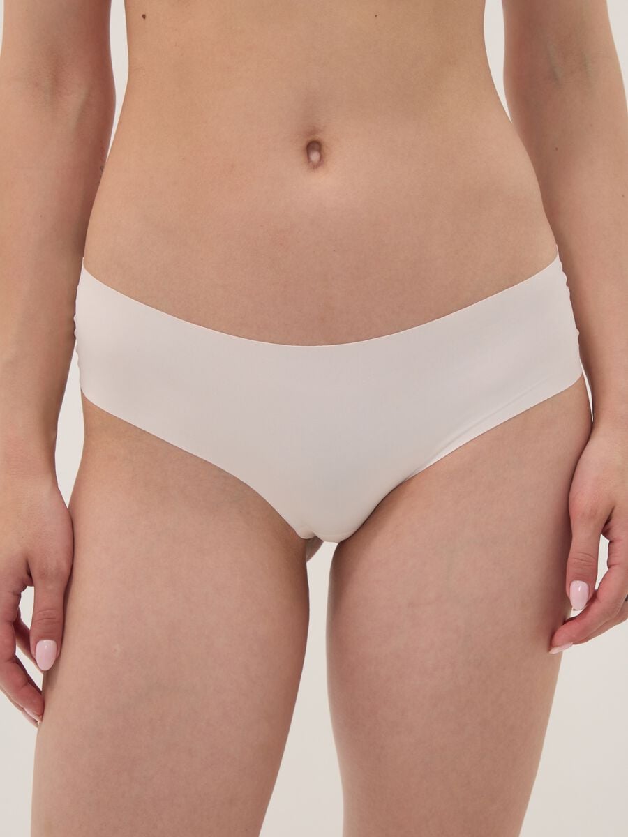 Slip hipster rosa in microfibra elasticizzata a vita regular_1