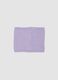 Purple rib-knit snood scarf_0