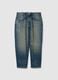 Low-rise blue jeans in pure cotton denim_4