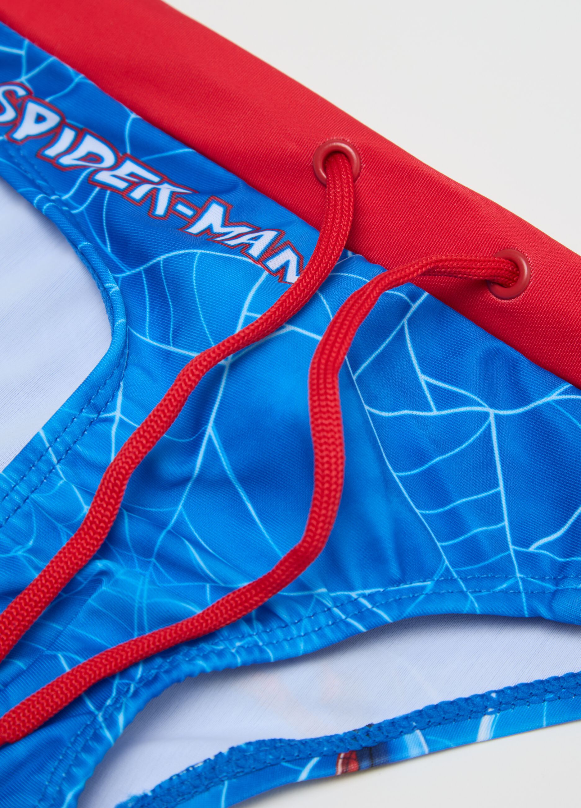 Spider-Man Red and Blue Swim Briefs for Boys