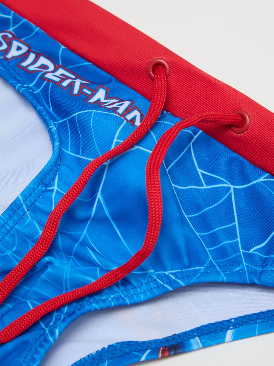 Spider-Man Red and Blue Swim Briefs for Boys_2