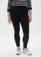 Black Stretch Cotton Skinny Leggings_1