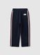 Boys' blue cotton-blend regular fit trousers_1