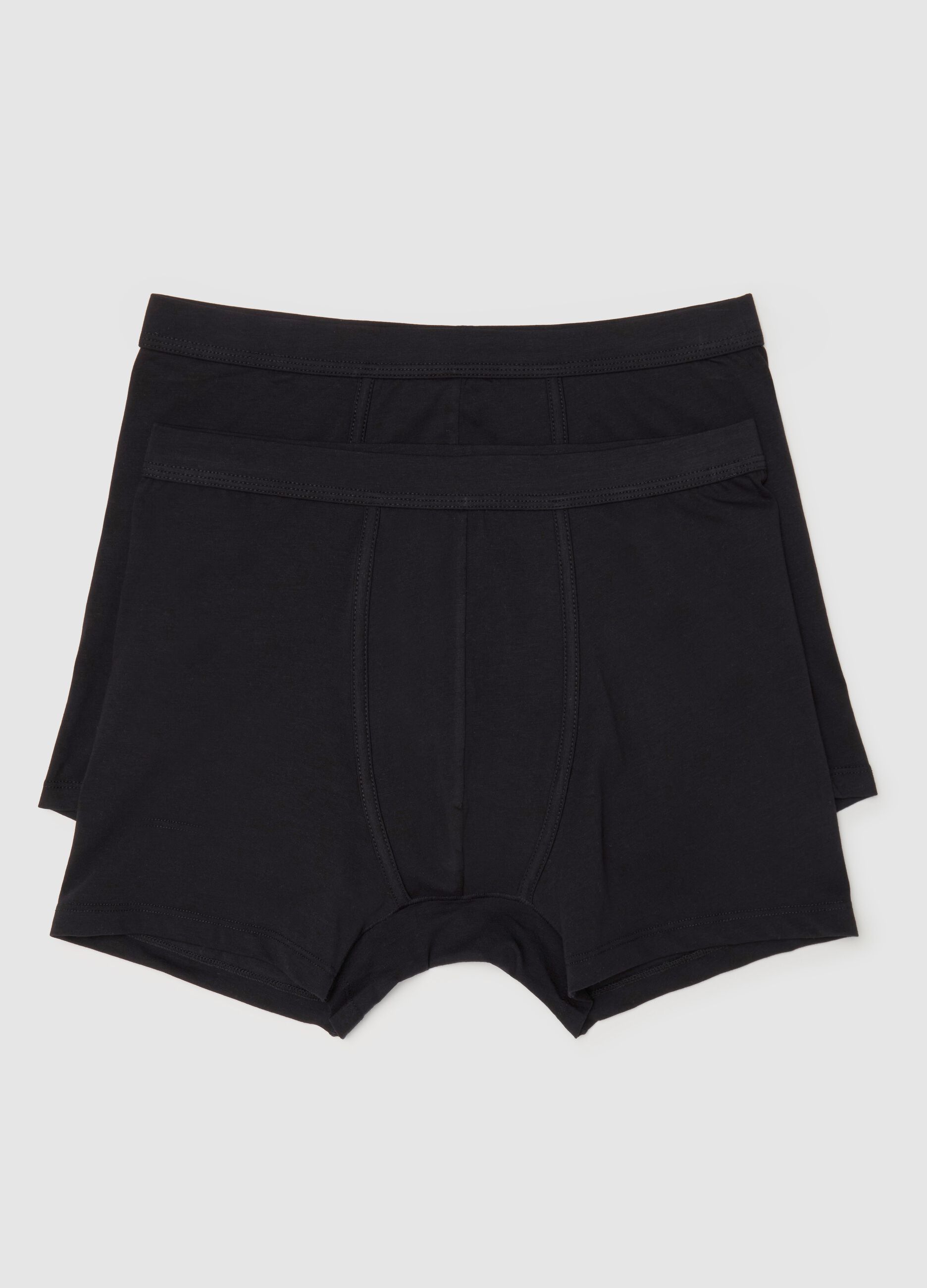 Bipack boxer midi in cotone Supima