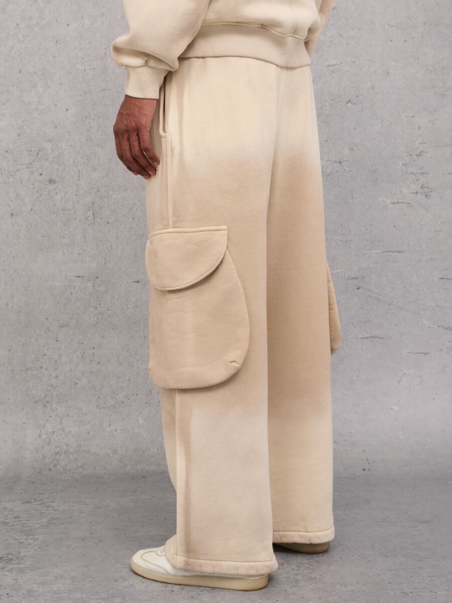 Sunfaded Cargo Sweatpants Vintage Sand_4