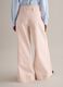 Straight Pink Trousers in Twill and Stretch Cotton_2