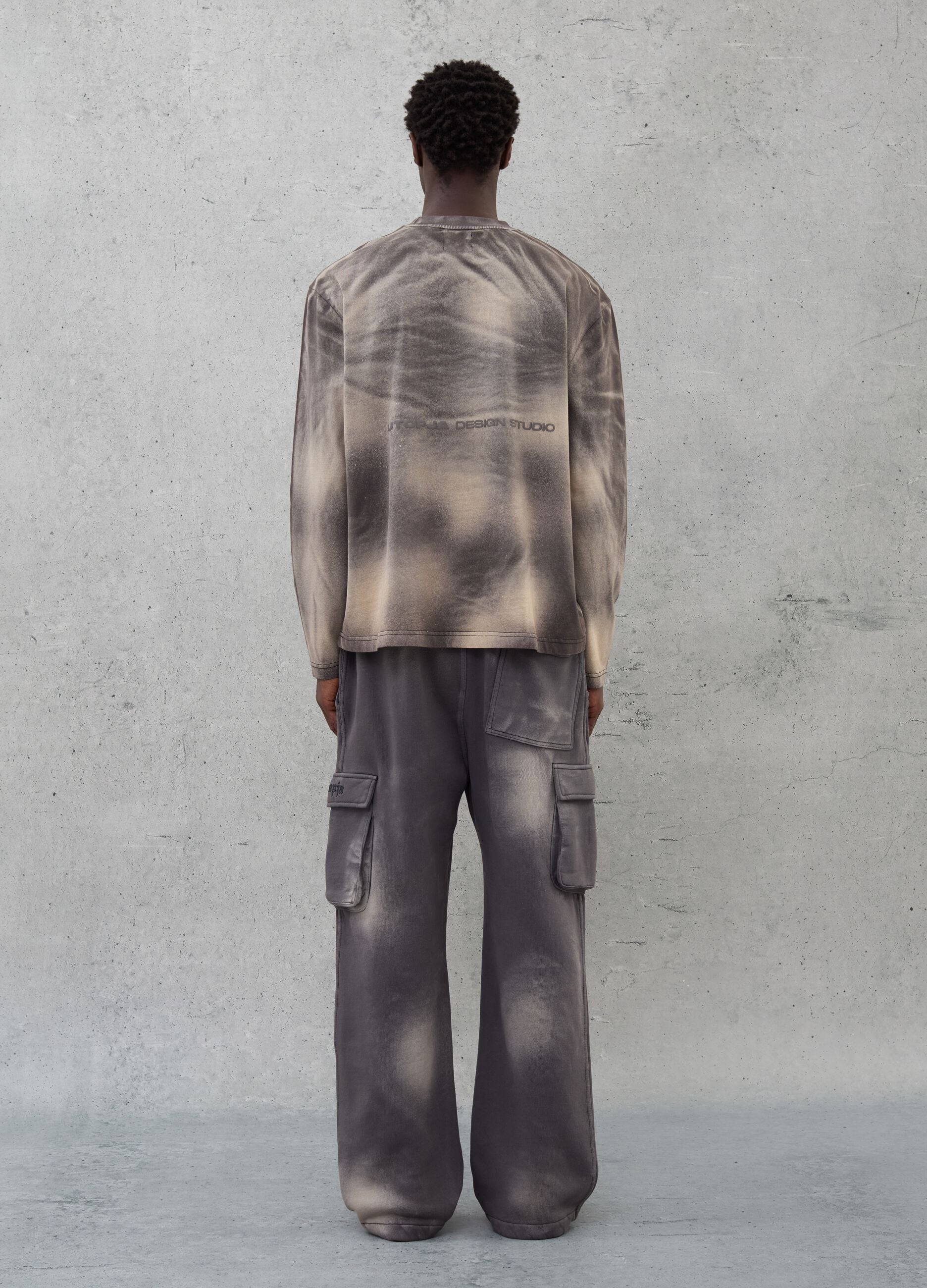 Cargo Sweatpants Vintage Grey & Sand dye