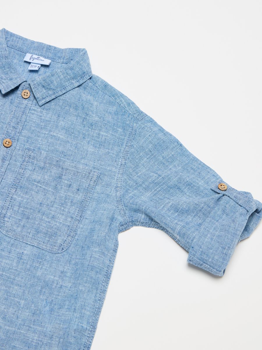 Cotton and linen shirt_2