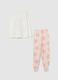 Organic cotton pyjamas with print_1