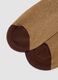 Brown stretch cotton socks with glitter_2