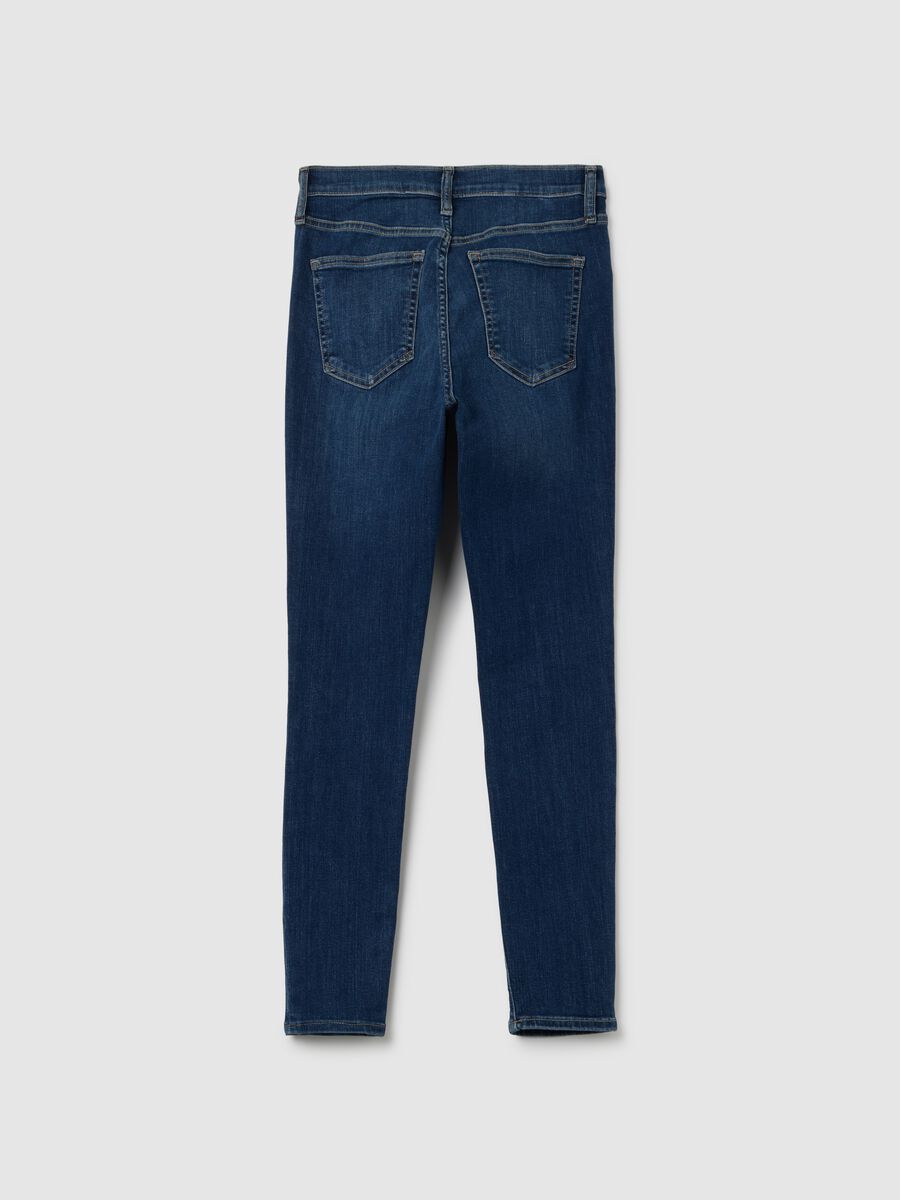 High-waist, skinny-fit stretch jeans_3