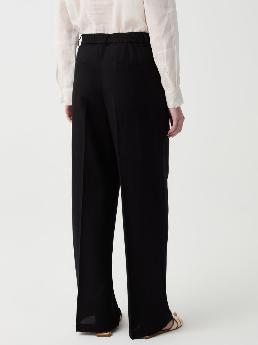 Wide-leg trousers with darts_2