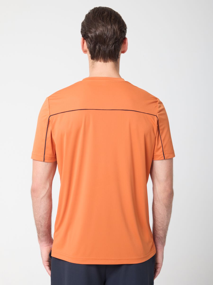 Technical Fabric T-shirt with Contrast Trims ALTAVIA COURT_3