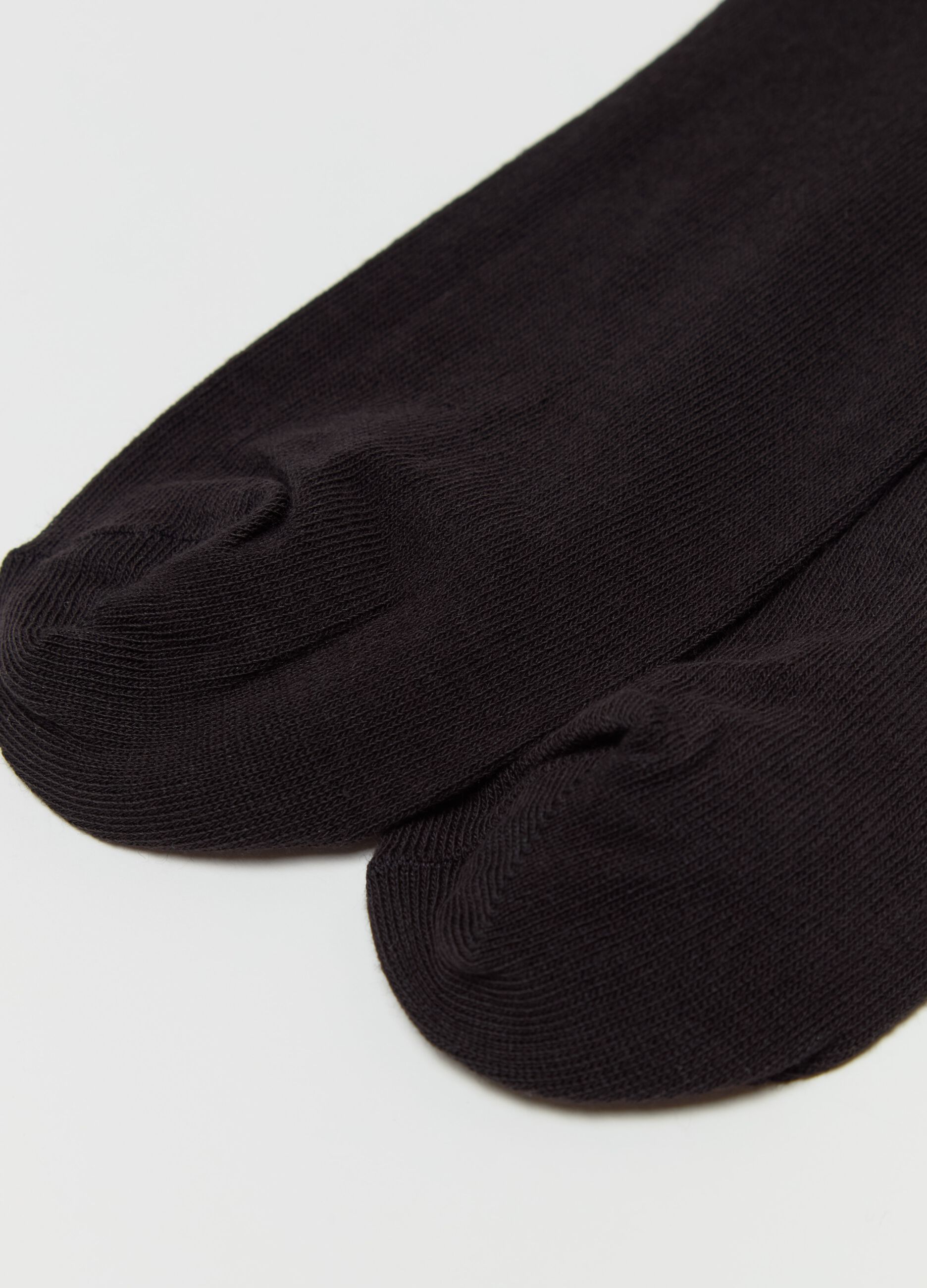 Three-pair pack short socks in organic cotton