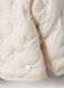Beige padded regular fit jacket for baby girl_3