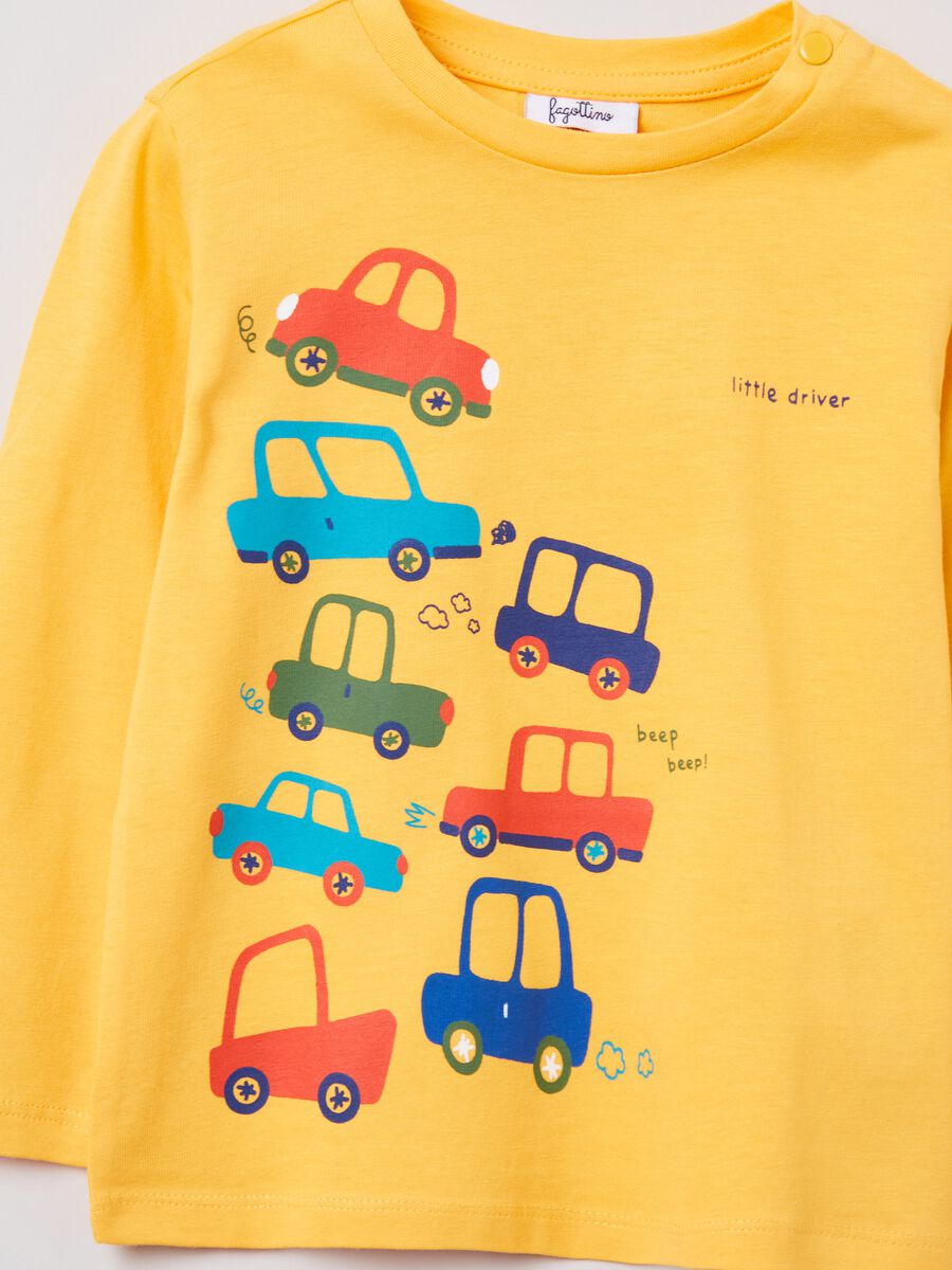 T-shirt a maniche lunghe con stampa_2