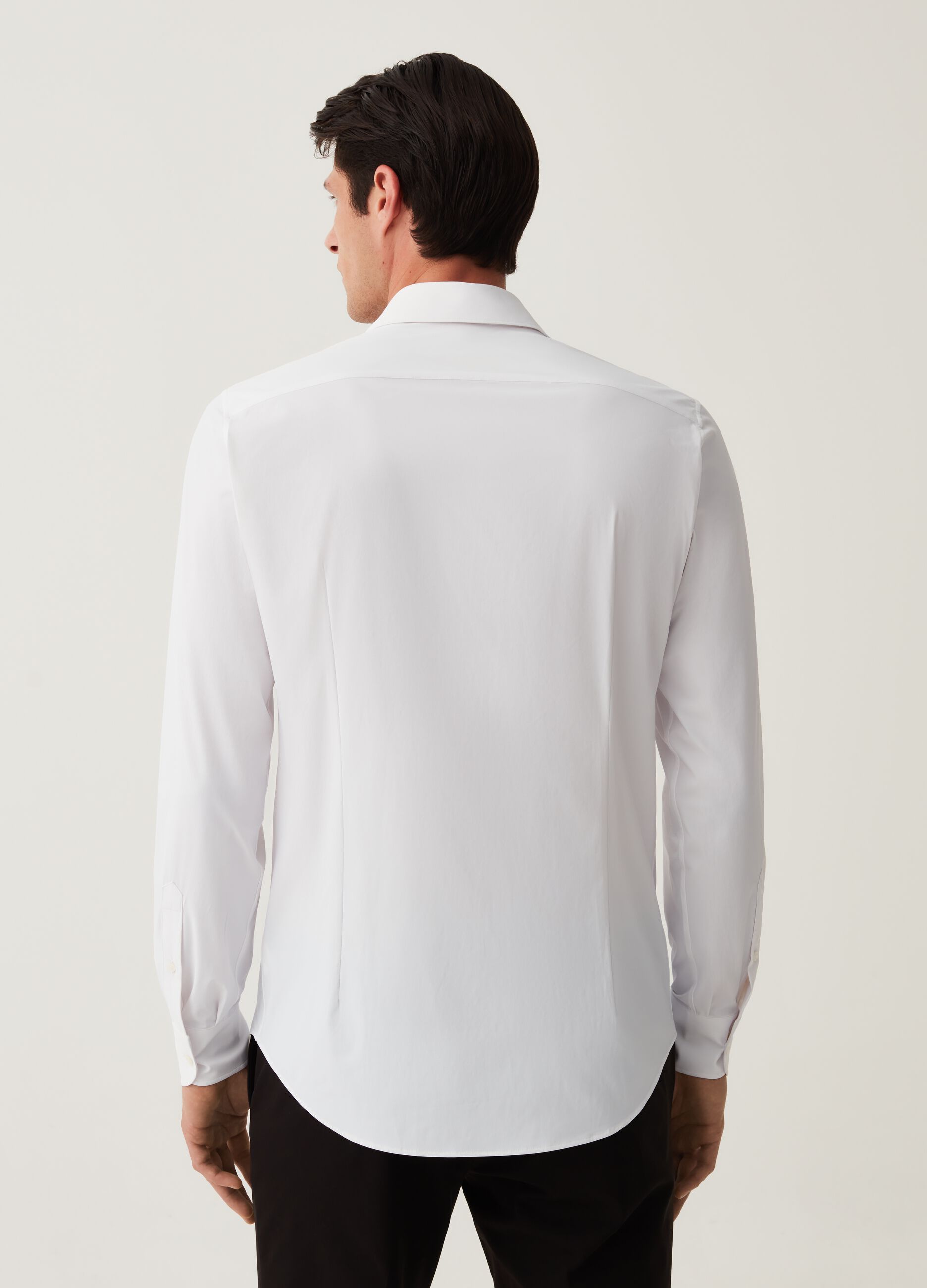 Camicia slim fit bi-stretch Coolmax®_2