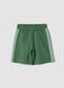 Children's Green Cotton Shorts with Regular Fit_0