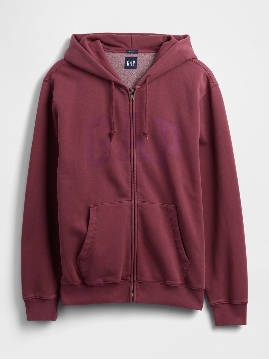 Full Zip Red Sweatshirt_3