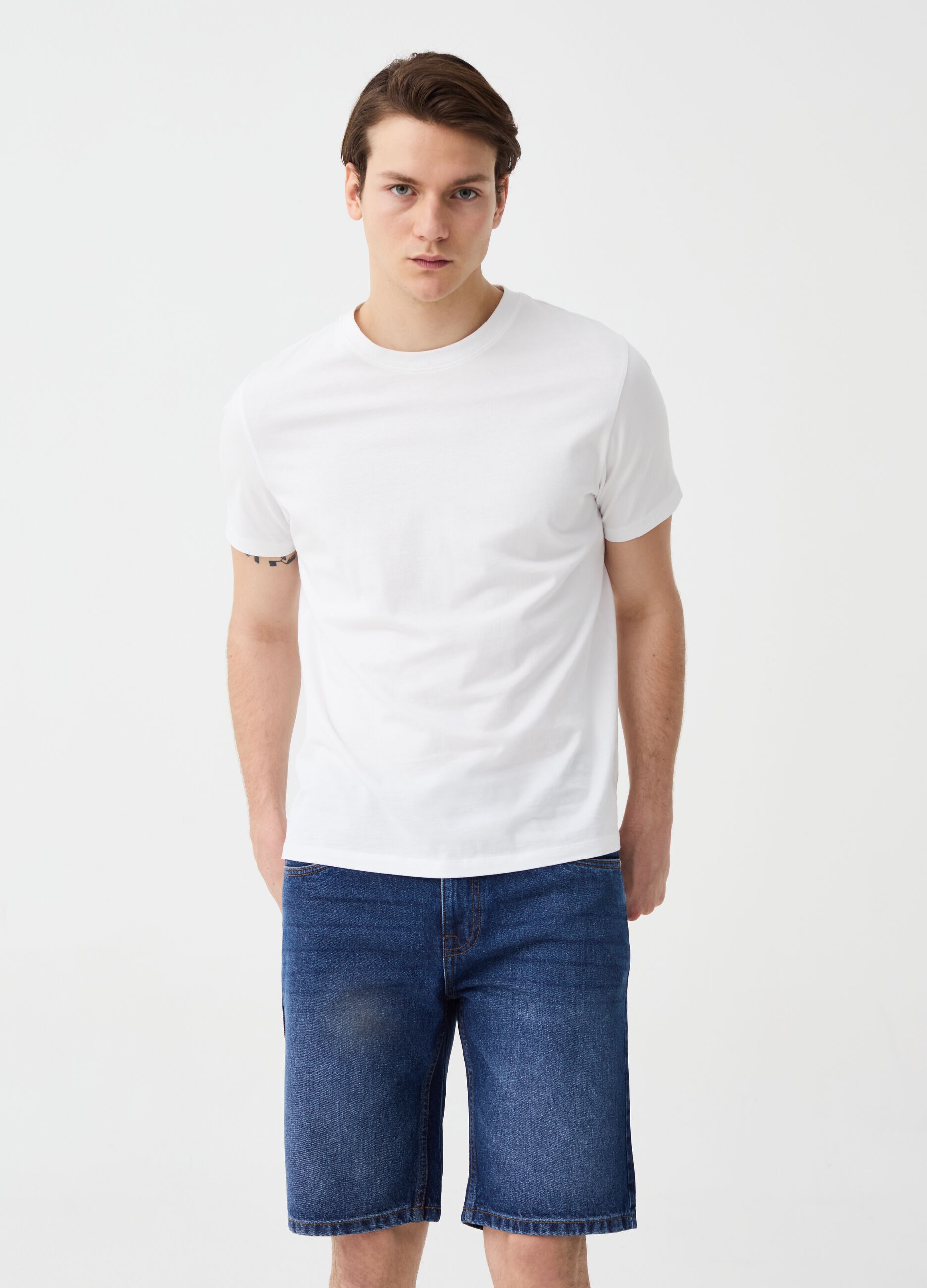 Ovs Bermuda regular fit in denim