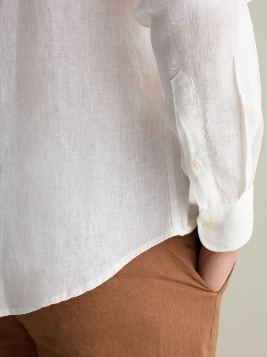 Regular-fit shirt in linen_3