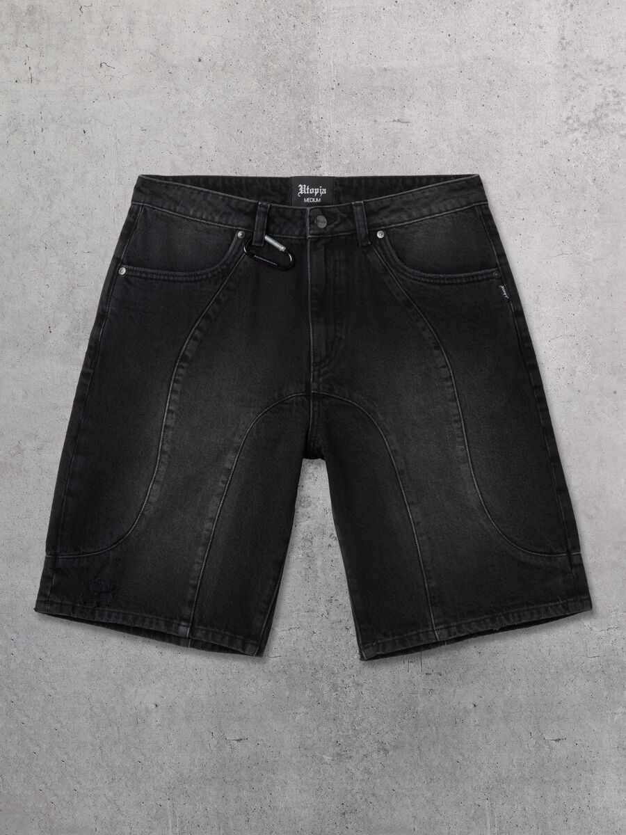 Denim Shorts Black_5