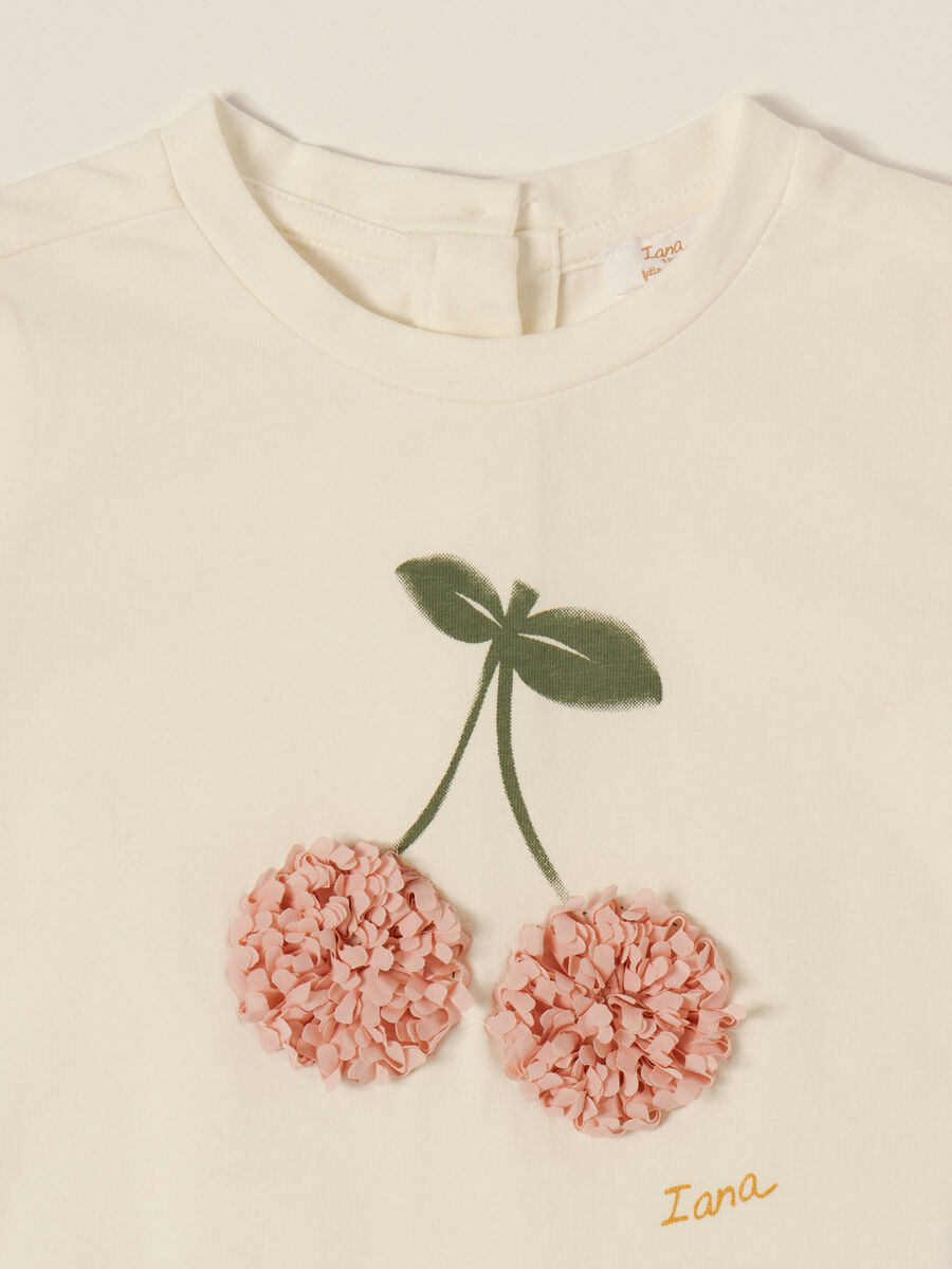 White Long Sleeve T-Shirt for Girls_2