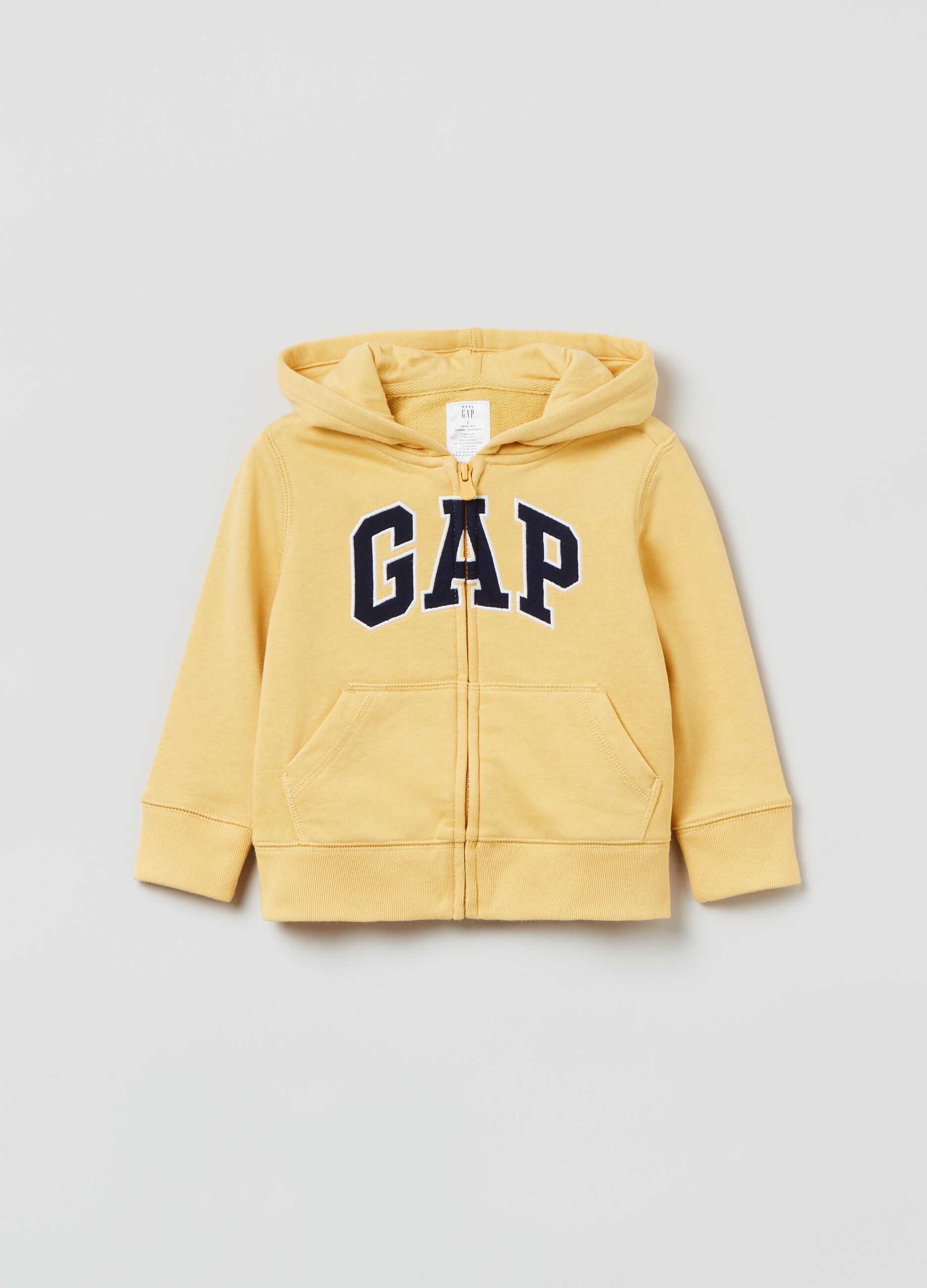 Full-zip hoodie with logo