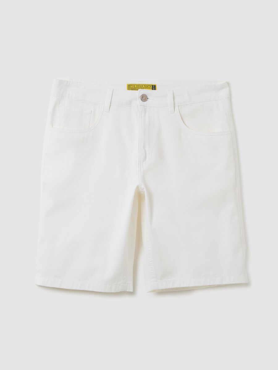 Men's white cotton Bermudas by Ovs_0