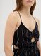 Women's long dress in pure multicolour viscose slim fit_2