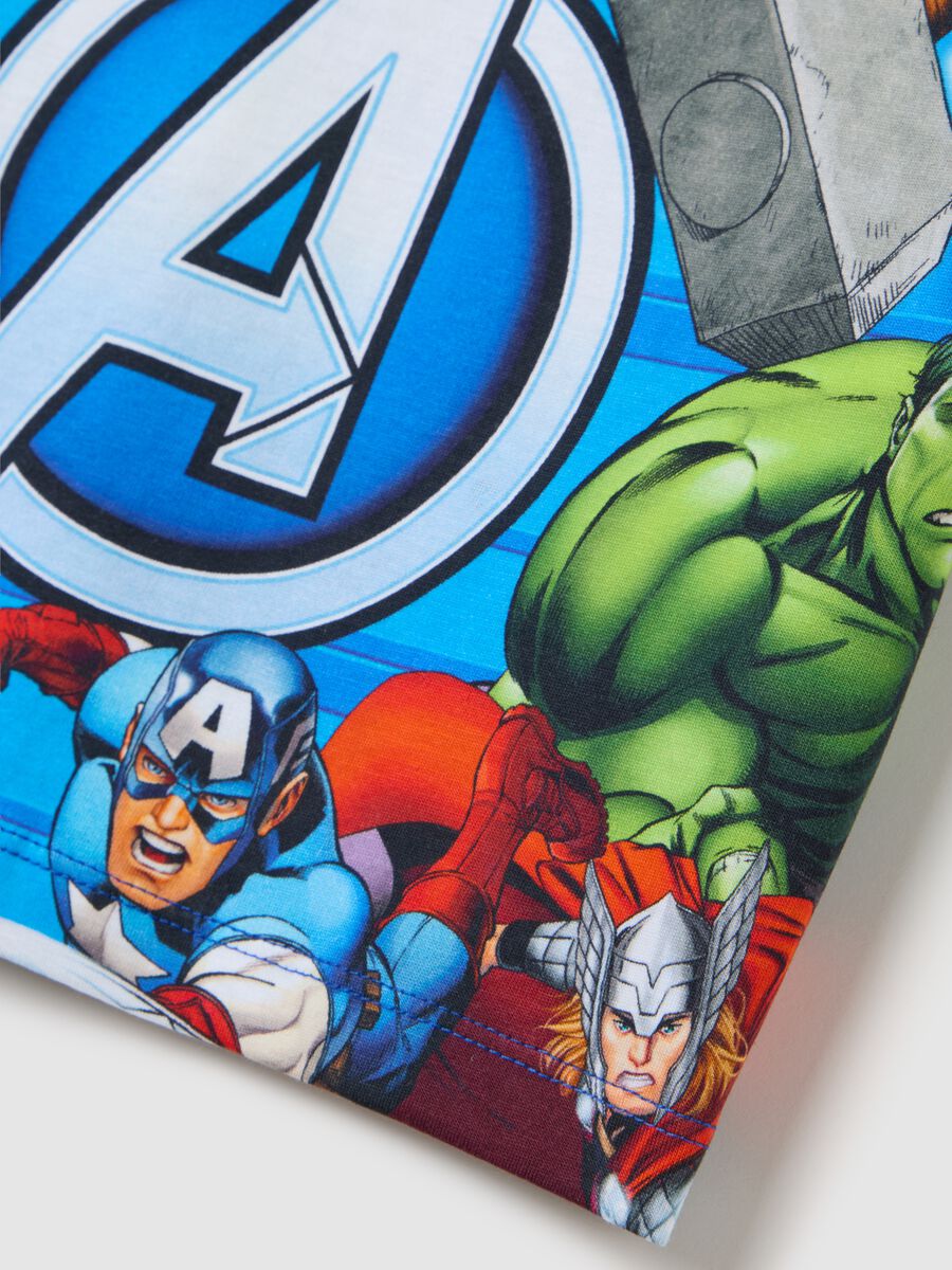 Children's pure cotton multicolour T-shirt with Avengers print_3