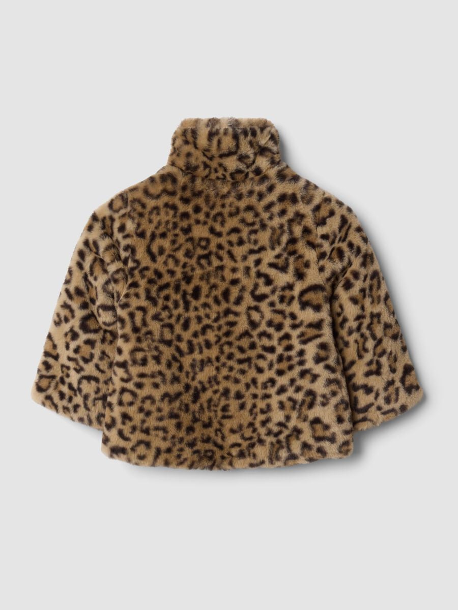 Brown animal print jacket_1
