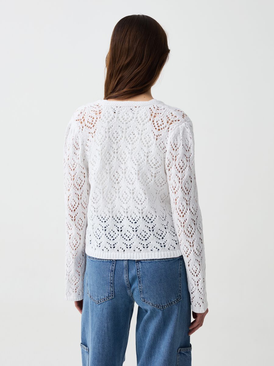 Crochet cardigan with laces_2