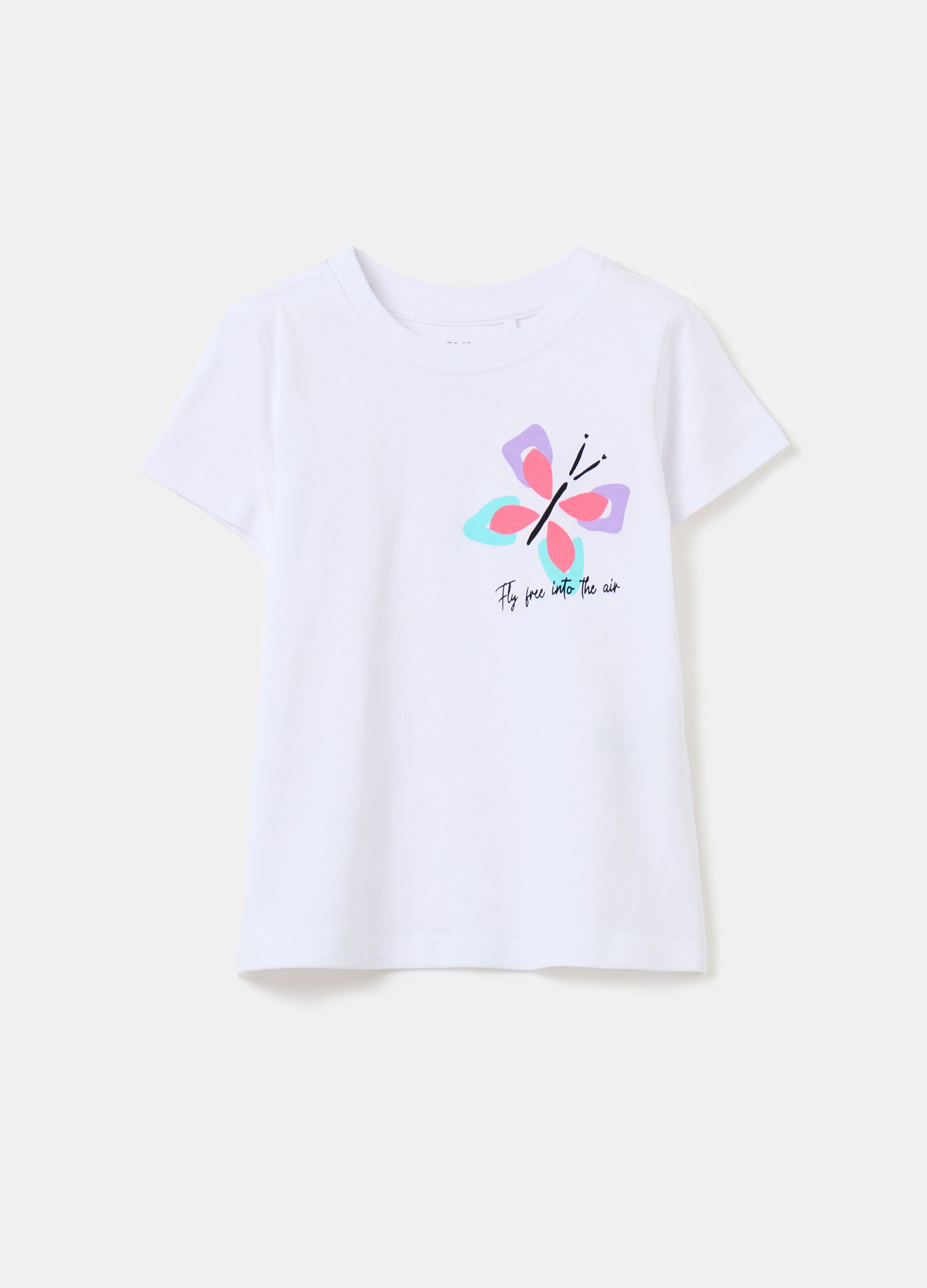Printed cotton T-shirt