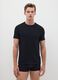 Men's pure cotton black regular fit t-shirt_0