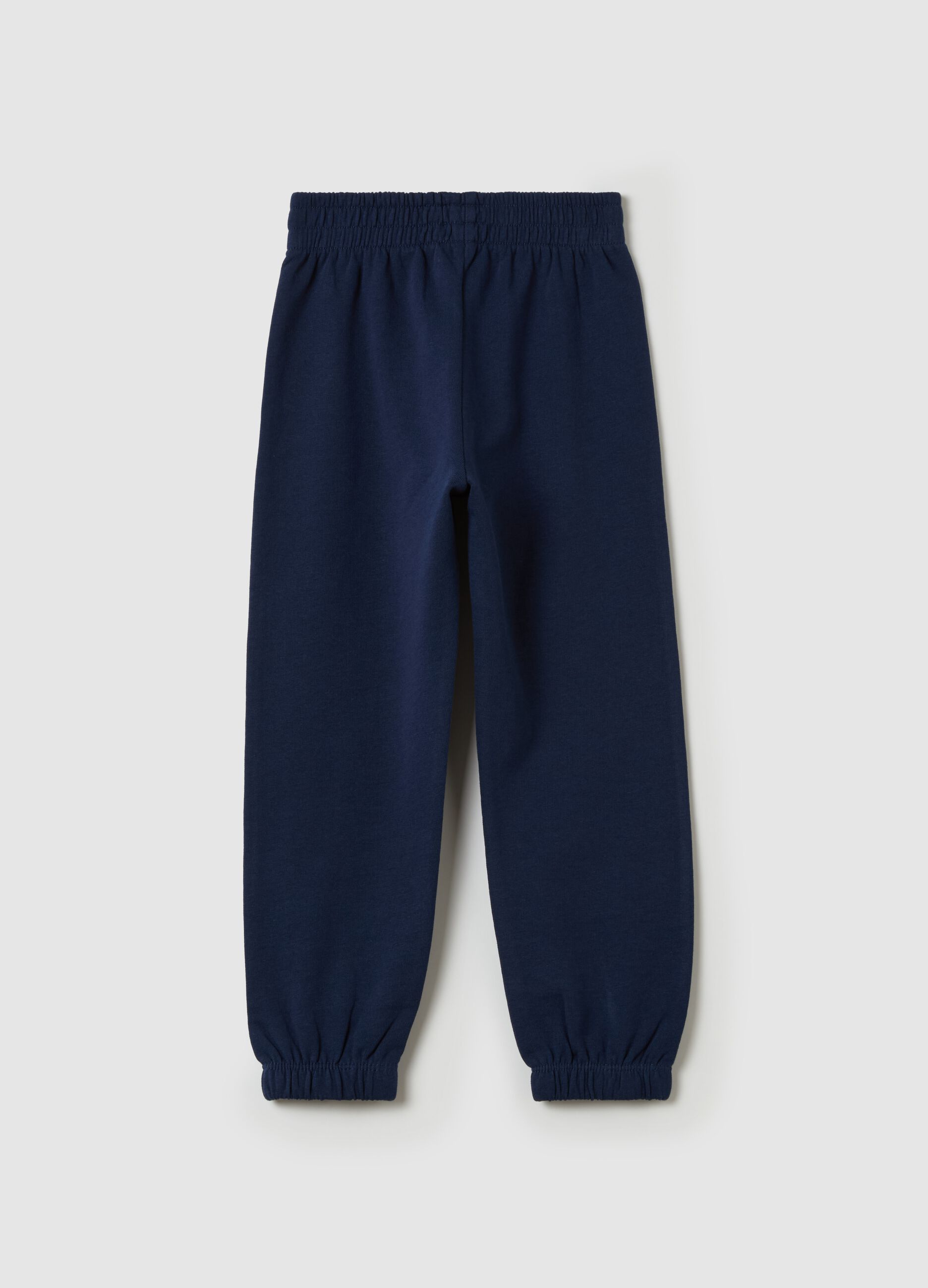 Joggers in felpa con profili elasticati 