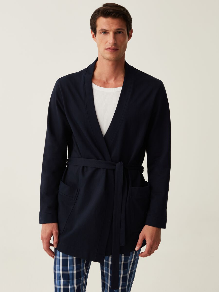Vestaglia corta in French Terry_0
