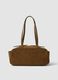 Brown handbag with zip closure_0