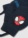Children's Blue Gloves with Spidey Print_2