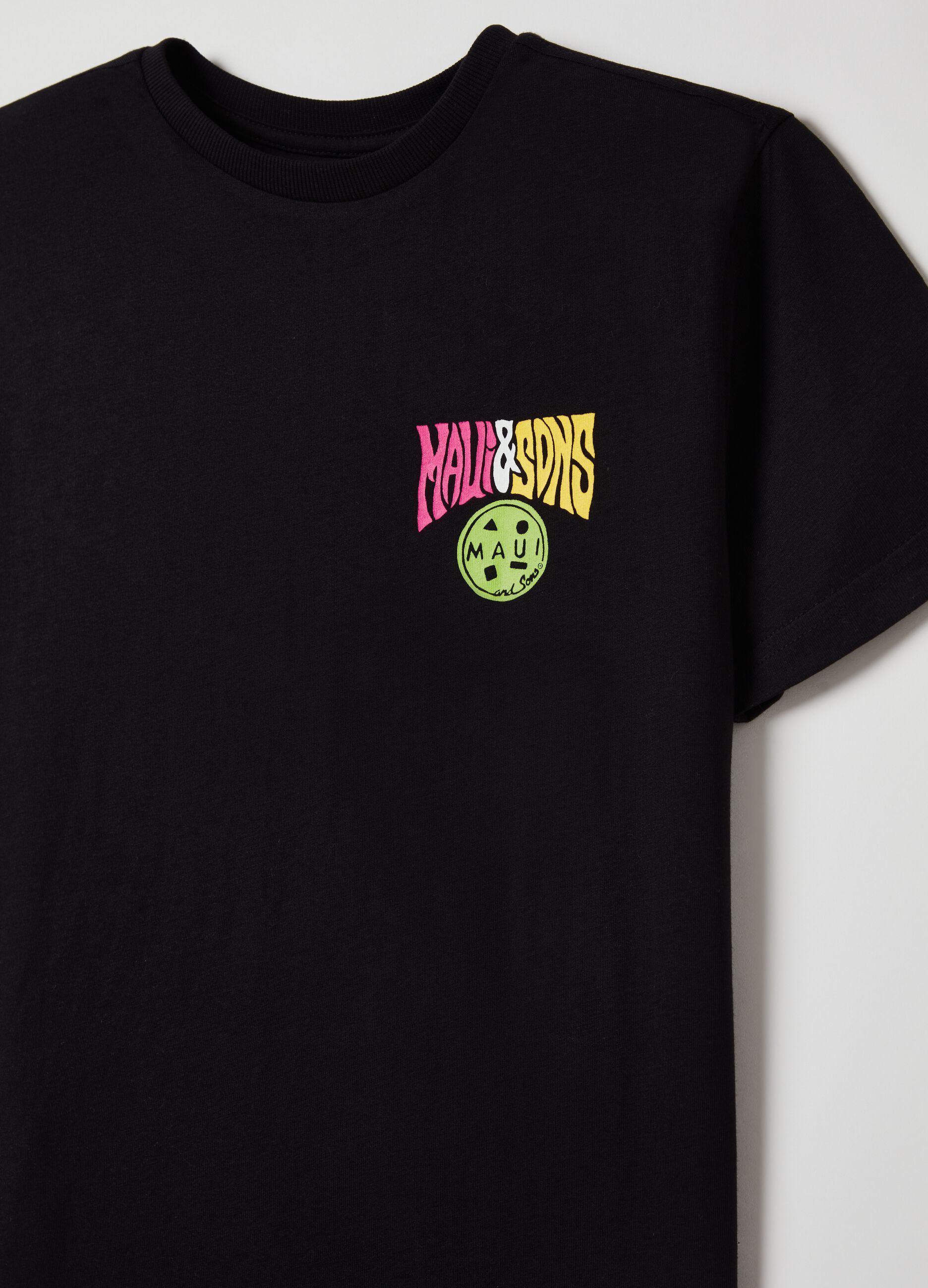 T-shirt con stampa Maui and Sons_2